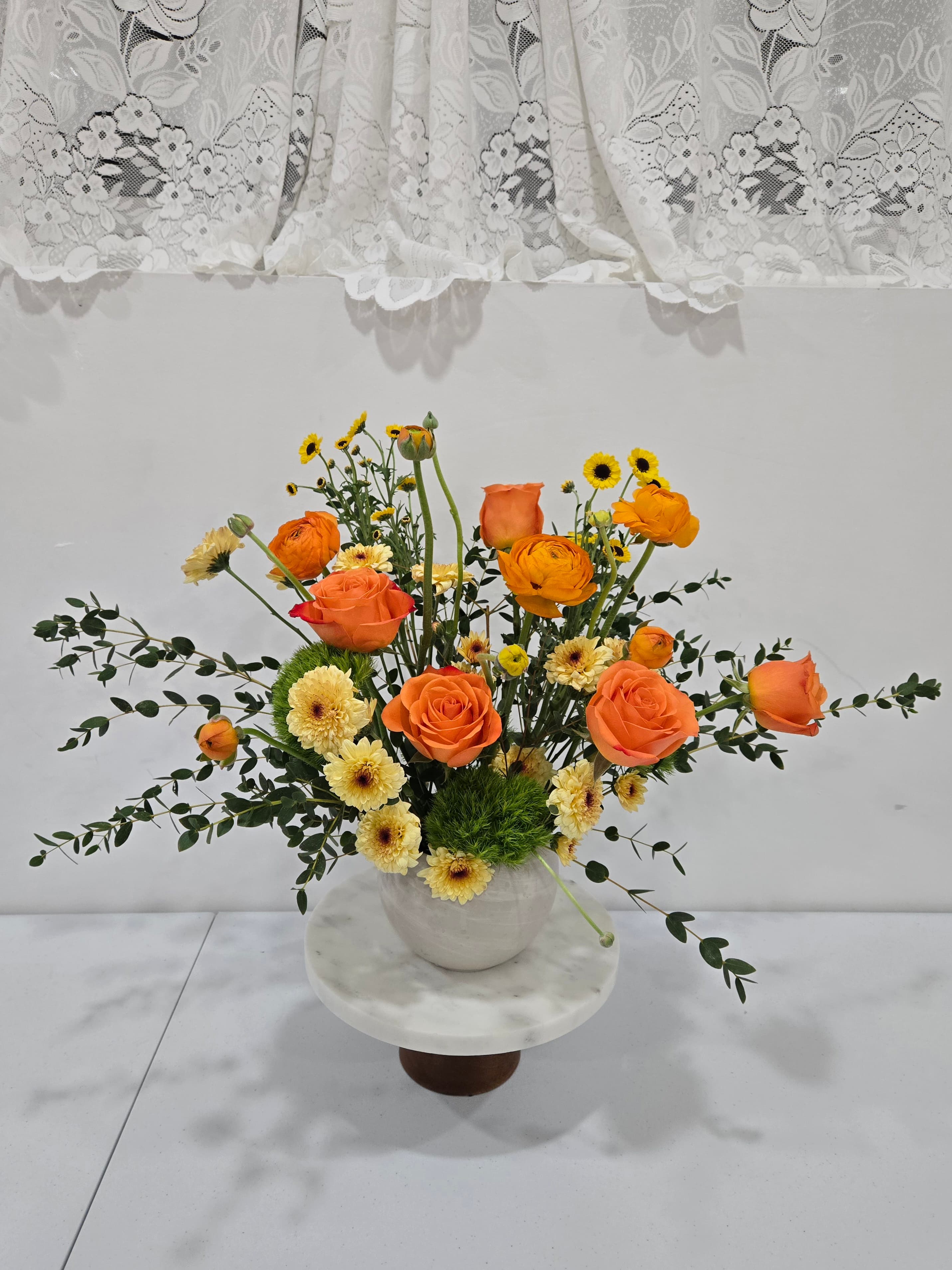 Handmade arrangement — floral work by Saebyeol Suh