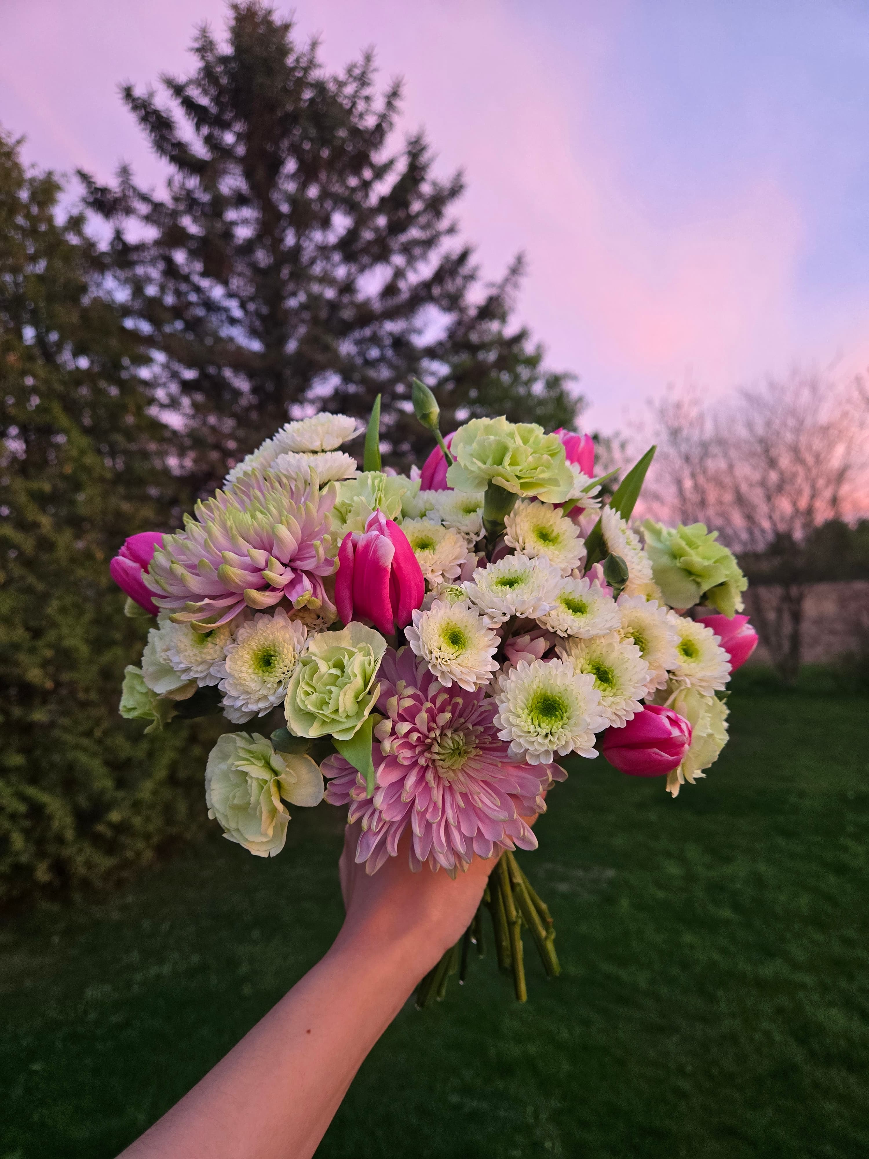 Handmade arrangement — floral work by Floral Hyang